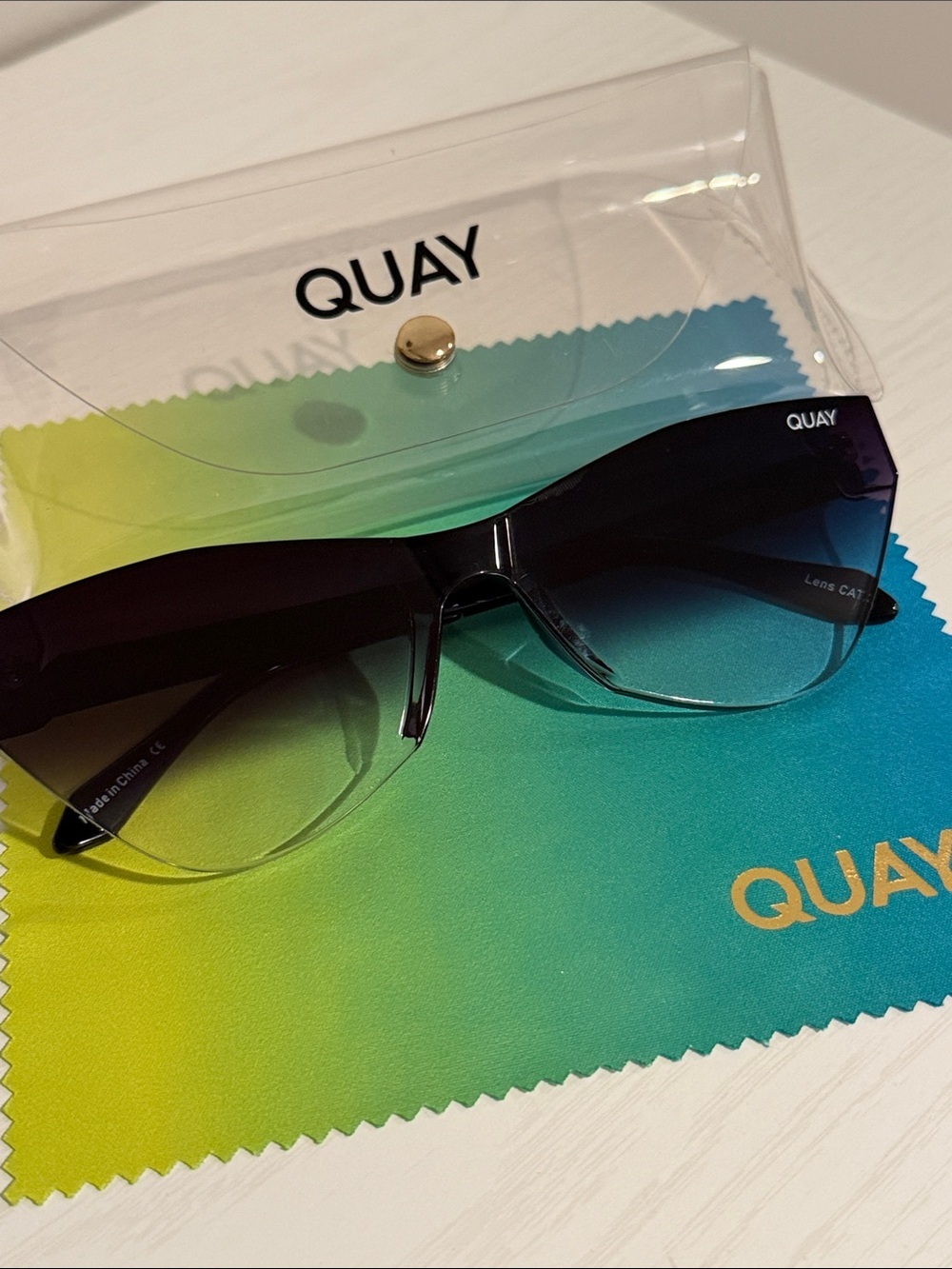 Quay Catwalk Australia Black Gradient Sunglasses